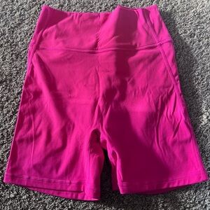 Cara Loren Pink Biker Shorts